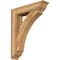 Ekena Millwork Thorton Traditional Rough Sawn Bracket w/ Offset Brace, Western Red Cedar, 8"W x 34"D x 42"H BKT0806X34X42THR01RWR - alternate 1